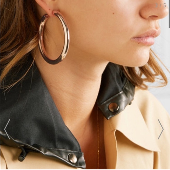 Jennifer Fisher | Jewelry | Jennifer Fisher Rose Gold Samira Hoops |  Poshmark